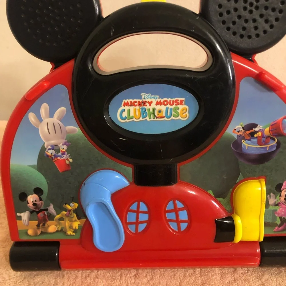 Vtech Mickey Mouse Clubhouse Mousekadoer Laptop #1039 WORKS